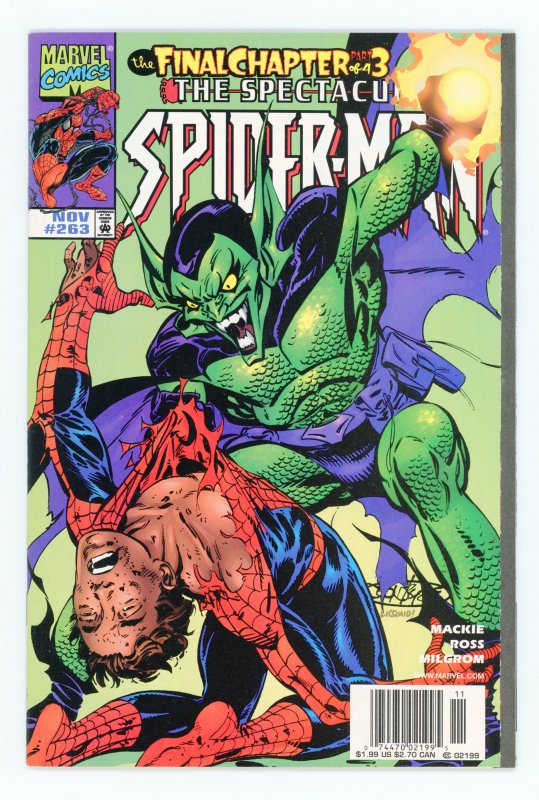 Spectacular Spider-Man #263 1at Spider Woman/Martha Franklin Newsstand NM