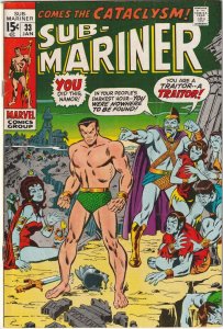 Sub-Mariner # 33 FN- Marvel 1970 1st Appearance Of Llyra [K1]