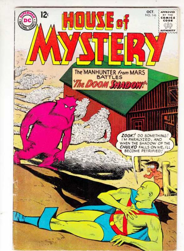 House of Mystery #146 (Oct-64) FN+ Mid-High-Grade Martian Manhunter