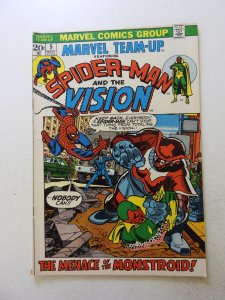 Marvel Team-Up #5 (1972) VG+ condition top staple detached from cover
