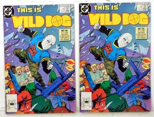 Wild Dog Lot of 2 #2 x2 (1987) DC Comics 1st Print Comic Books