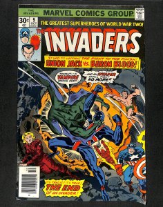 Invaders #9 Union Jack Vs. Baron Blood!