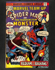 Marvel Team-up #36 Spider-Man Frankenstein!