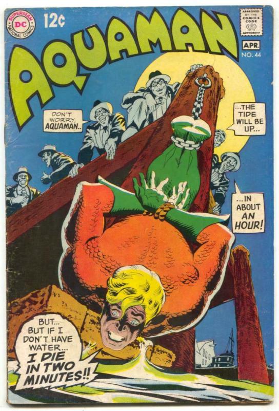 Aquaman #44 1969- bondage cover- DC comics VG