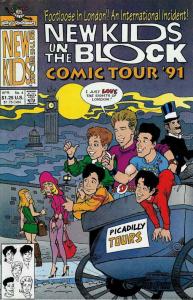 New Kids on the Block Comic Tour ’90 #4 VF/NM; Harvey | save on shipping - detai