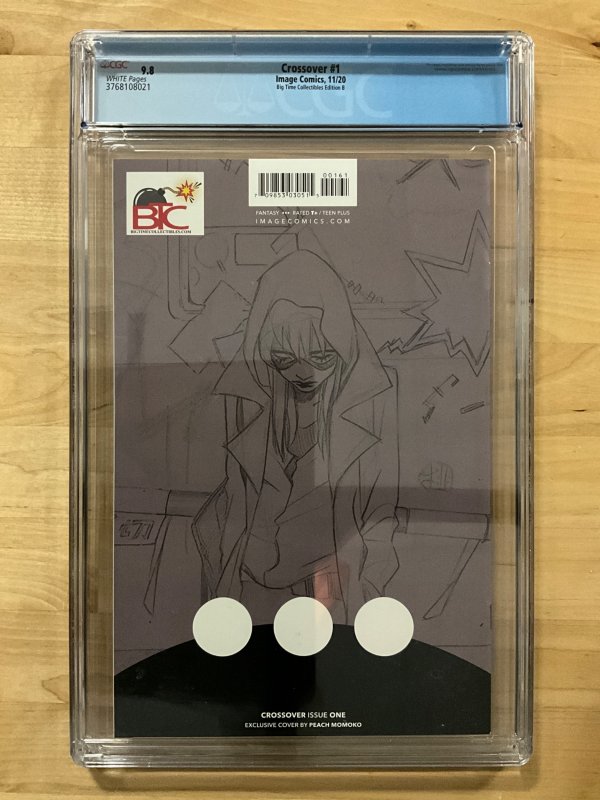 Crossover #1 Big Time Momoko Sketch Cover Edition B (2020) CGC 9.8