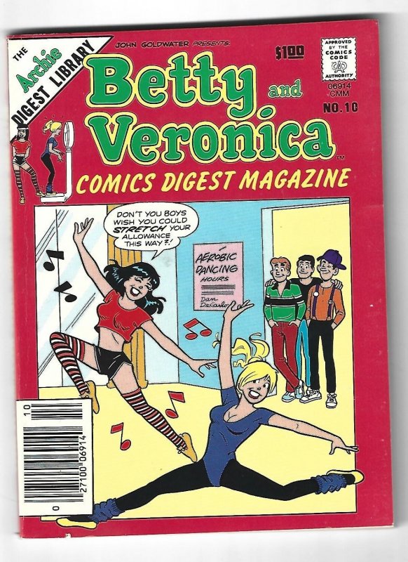 Betty and Veronica Digest Magazine #10 (1984)