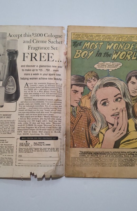 Young Romance #150 (1967) Fair/Good 1.5 Classic cover
