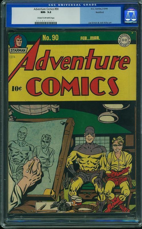 Adventure Comics #90 (1944) CGC 9.2 NM-