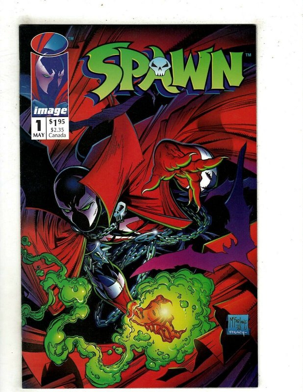 Spawn # 1 NM Image Comic Book 1st Print Todd McFarlane Angela Clown Violator GE8