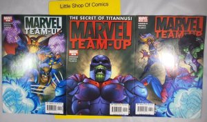 Marvel Team-Up #11 #12 #13 Titannus Part 1-3 Connecting Covers 2005 Marvel