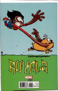 Royals #1 Young Cover (2017) Inhumans