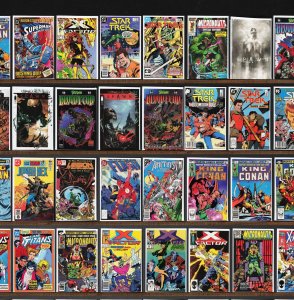 Huge Lot 140+ Comics with Star Trek, Team Titans, X-Factor, Micronauts & More!