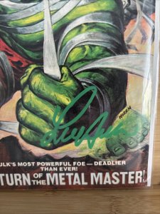THE RAMPAGING HULK Magazine #3 1977 Signed By tHE HULK Lou Ferrigno!