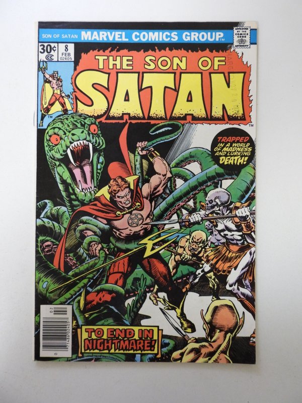 Son of Satan #8 (1977) FN/VF condition date stamp front cover