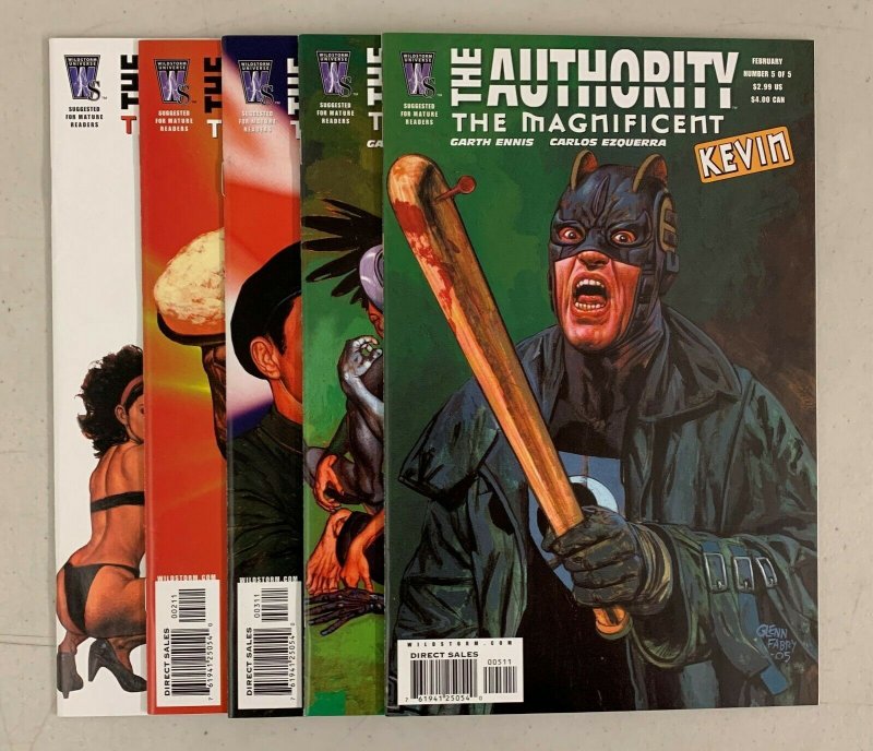 Authority The Magnificent Kevin (2005) #1-5 Set Garth Ennis 1 2 3 4 5 (8.0-9.0) 