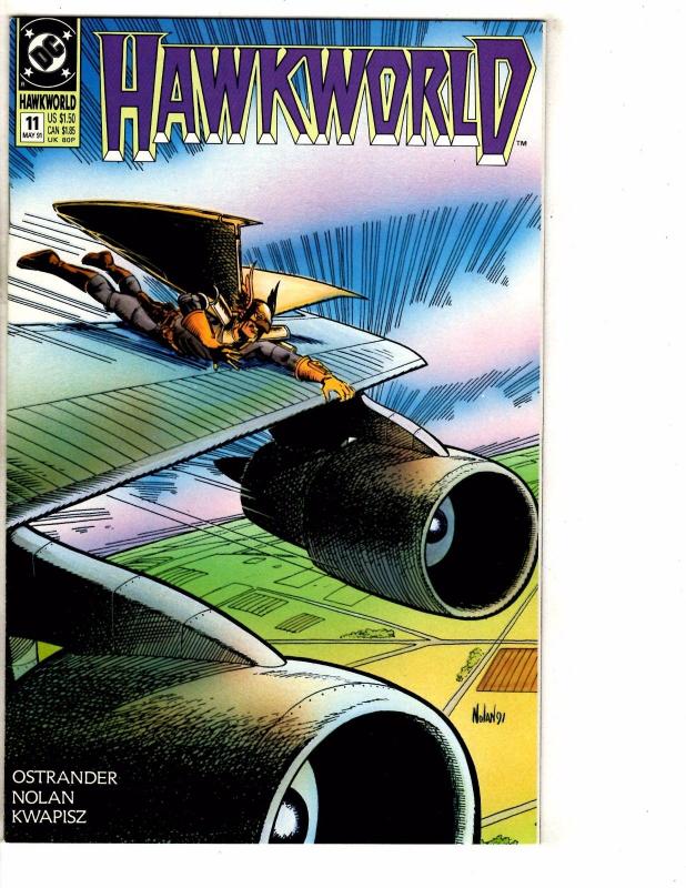 Lot Of 10 Hawkworld DC Comic Books # 11 12 13 14 15 16 17 18 19 20 Hawkman PP5