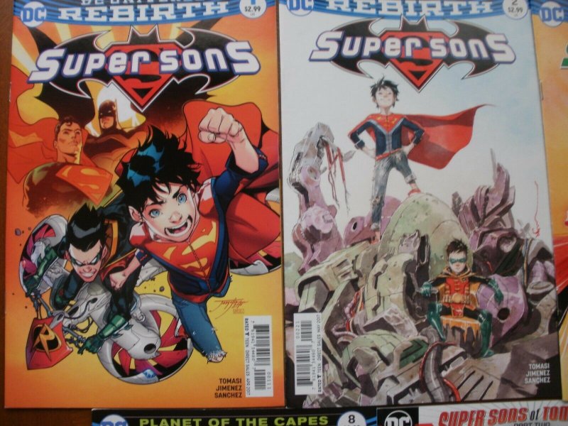 11 DC Comic: SUPER SONS #1 2 3 4 6 7 8 11 12 15 16 (Rebirth Universe)(2017 2018)