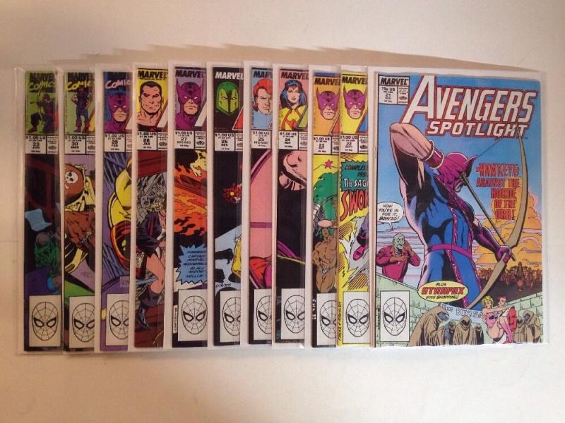 Avengers Spotlight 21-40 Missing 31 32 34-40 Near Mint Lot Set Run