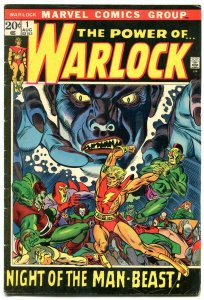 WARLOCK #1 1972--MARVEL COMICS---GIL KANE ART--ORIGIN VG/FN