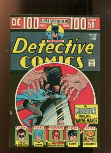 DETECTIVE COMICS #438 (7.0) A MONSTER WALKS WAYNE MANOR! 1974