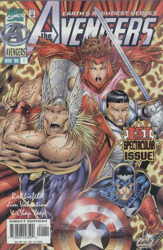 Avengers (Vol. 2) #1 VF; Marvel | we combine shipping 