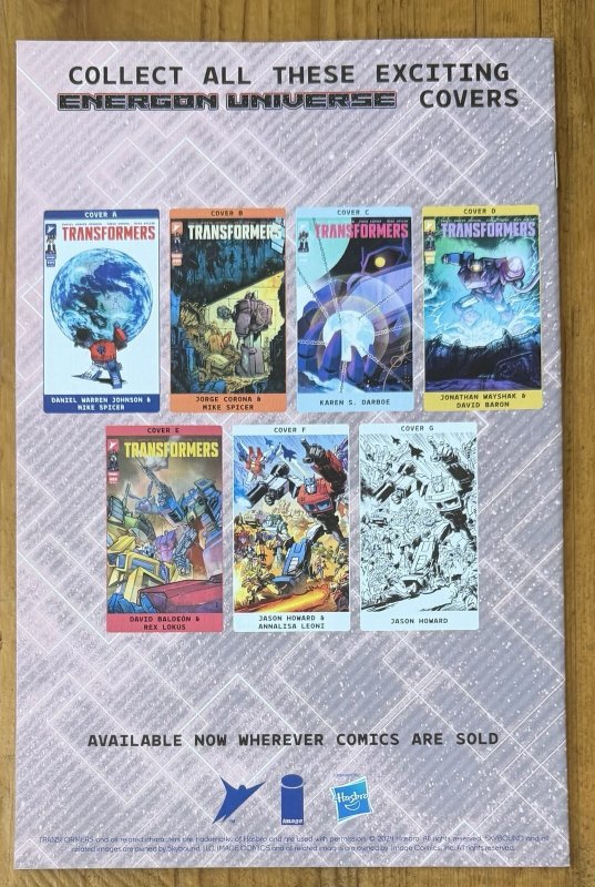 Transformers #9 Wayshak 1:25 Variant Image Comics 2024 NM