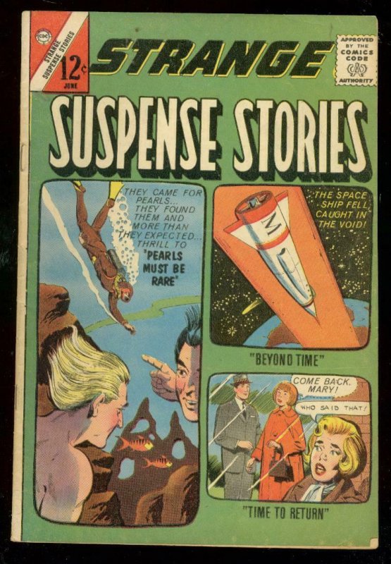 STRANGE SUSPENSE STORIES #65 1963-CHARLTON-ROCKET COVER VG/FN 