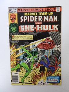 Marvel Team-Up #107 Direct Edition (1981) FN+ condition