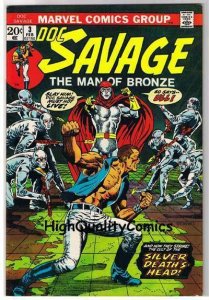 DOC SAVAGE #3, NM-, Man of Bronze, Jim Steranko, 1972, more in store