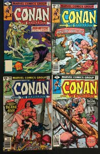 CONAN 17 COMICS LOT VG/NM MARVEL KANE, BUSCEMA ART