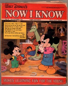 Walt Disney's Now I Know #54 1973-U.K-Mickey Mouse-FR/G