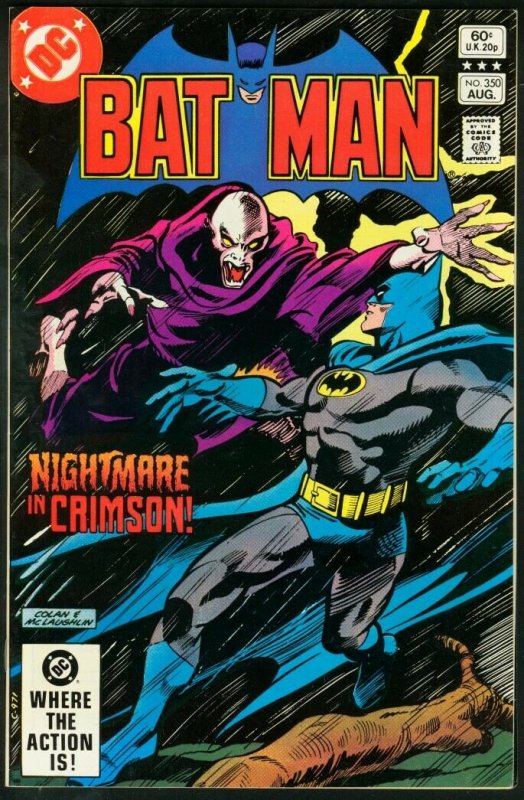 BATMAN #350-1982-DC VF