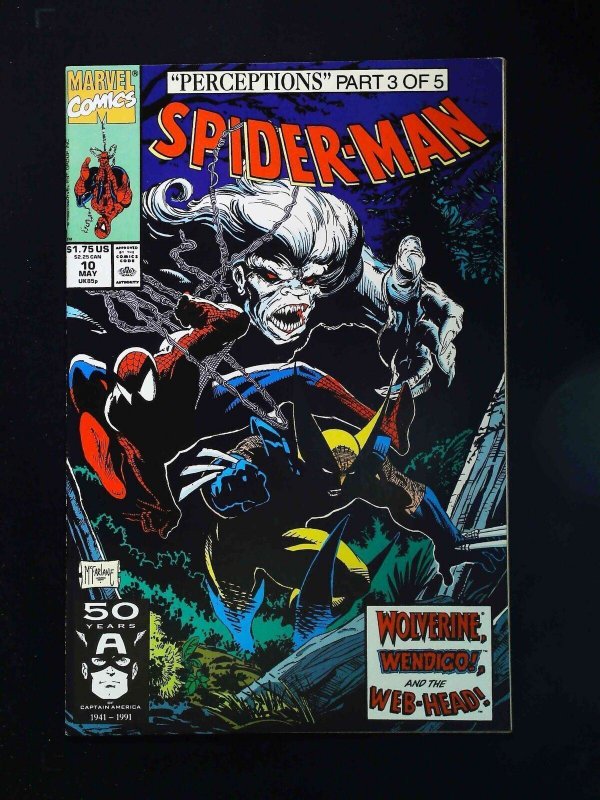 Spider-Man #10  Marvel Comics 1991 Vf/Nm 