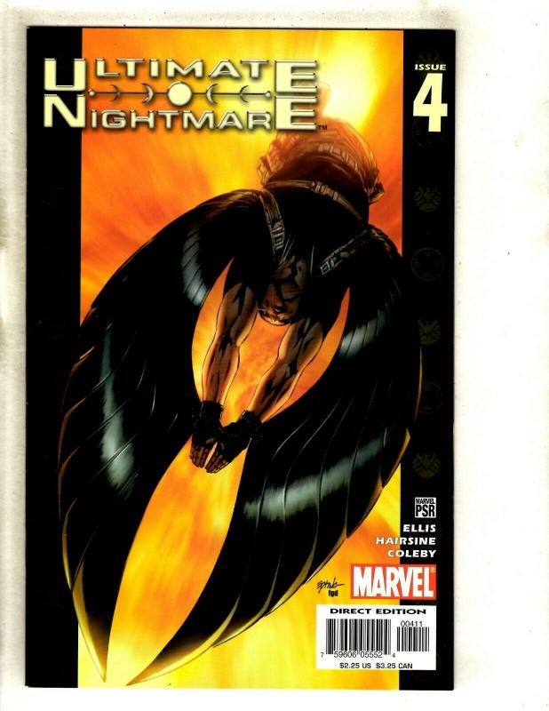 Lot Of 9 Ultimate Marvel Comic Books Nightmare #1 2 3 4 5 + Secret # 1 2 3 4 EK2