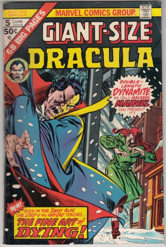 Giant-Size Dracula #5 (Jun-75) VF+ High-Grade Dracula
