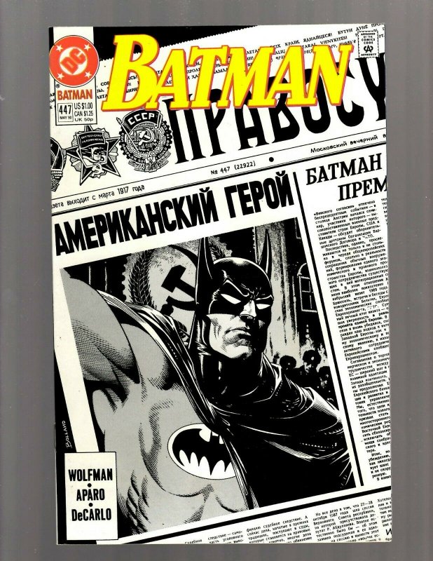 11 Batman DC Comics #440 442 445 446 447 448 449 450 451 452 455 Wayne J417