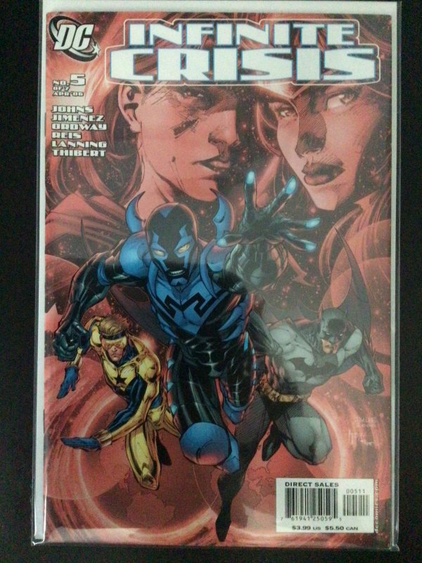 Infinite Crisis #5 Jim Lee Variant 1st New Blue Beetle and Cover