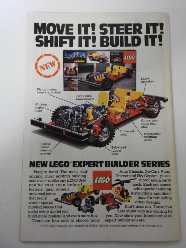 The Invaders #36 (1979) VG+ Condition centerfold detached bottom staple