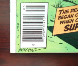 Action Comics #495 Blue Logo Variant NEAR MINT Condition (1979) Bad spine roll