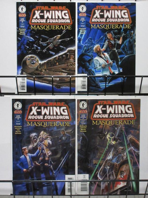 STAR WARS X-WING SQUADRON #28-31(Dark Horse, 1995)MASQUERADE complete storyVF-NM