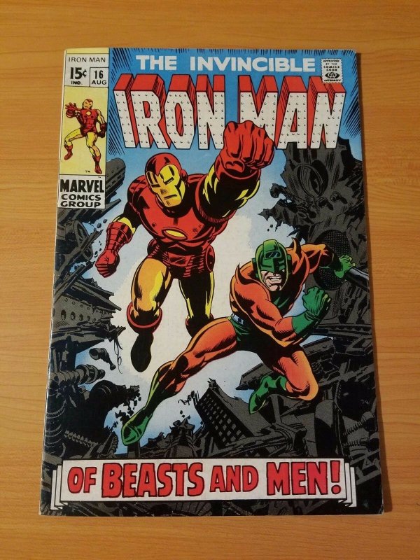 Invincible Iron Man #16 ~ VERY FINE - NEAR MINT NM ~ (1969, Comics)