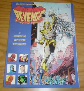 Marvel Graphic Novel #17 FN revenge of the living monolith  apocalypse cameo 2nd