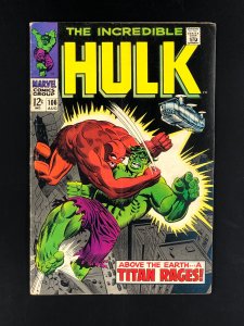The Incredible Hulk #106 (1968) VG+ Death of the Missing Link