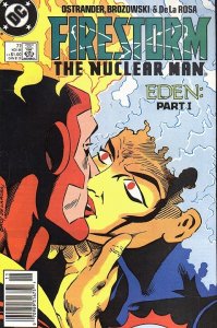 Firestorm, the Nuclear Man #77 (Newsstand) FN ; DC | Kiss Cover John Ostrander