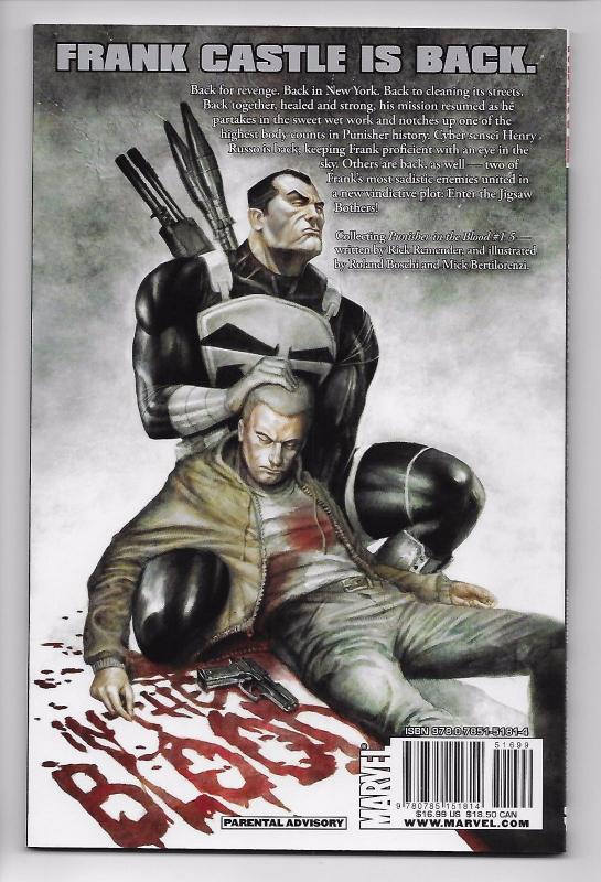 Punisher In the Blood TPB Graphic Novel (Marvel) - New!