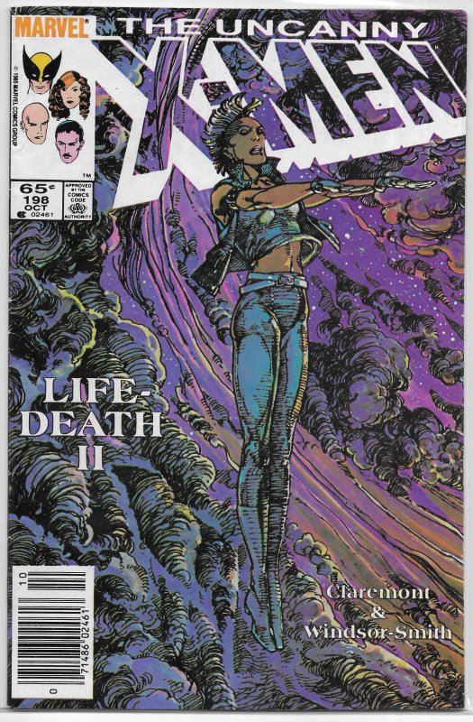 Uncanny X-Men   vol. 1   #198 VG (Lifedeath 2) Storm, Claremont/Windsor-Smith