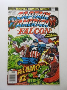 Captain America #203 (1976) VG+ Condition moisture stain