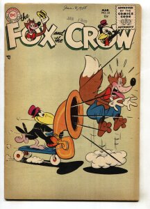 Fox And The Crow #23--1955--DC--Violent  slapstick humor--comic book