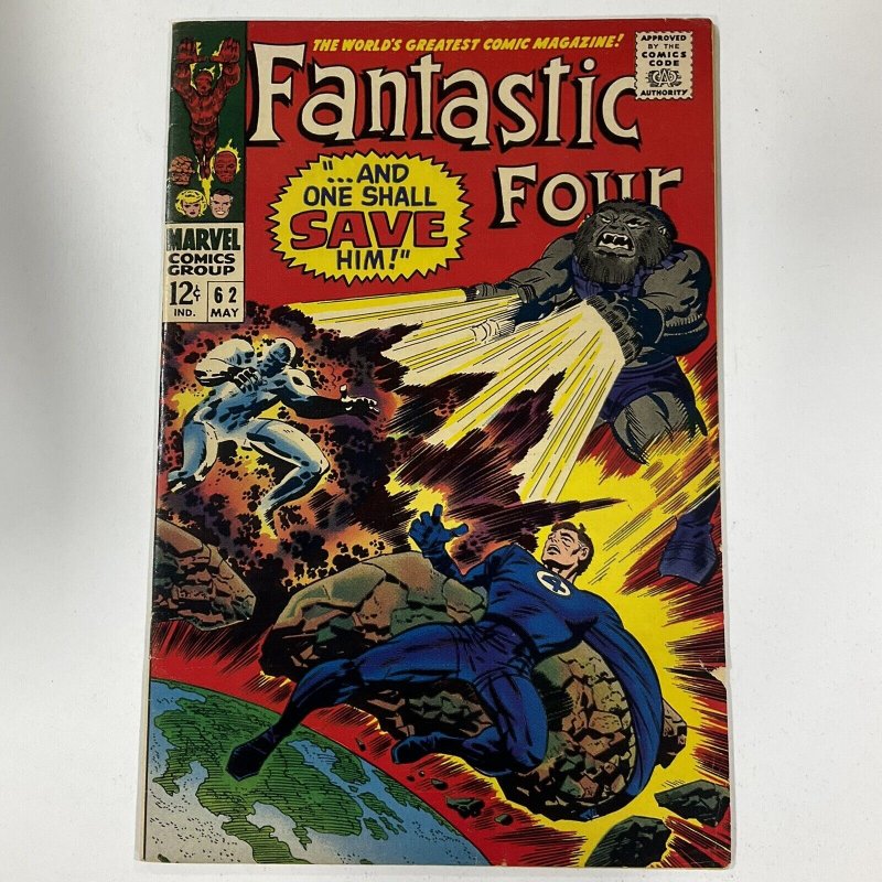 Fantastic Four 62 1966 Marvel VF- very fine- 7.5